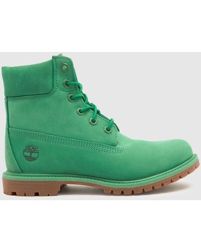 Timberland Women's Premium 6inch Boots - Green