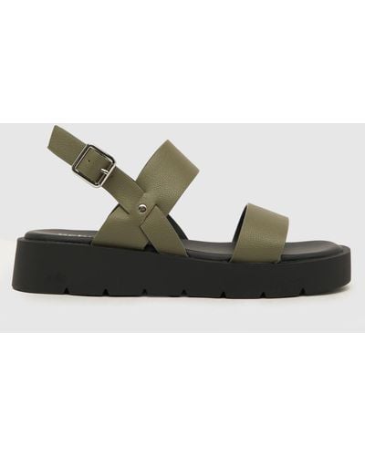 Schuh Ladies Tayla Chunky Sandals - Green