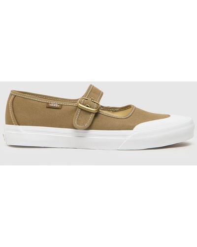 Vans Mary Jane Trainers In - Natural