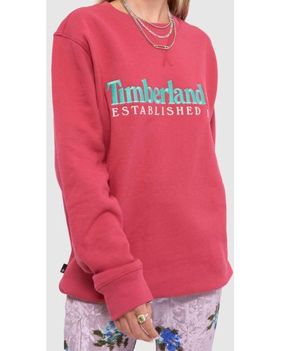 Timberland 50th Anniversary Sweatshirt In - Pink