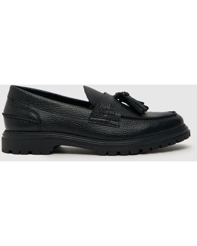 Schuh Pierre Chunky Loafer Shoes In - Black