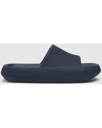 Schuh Hayes Slider Sandals In - Blue