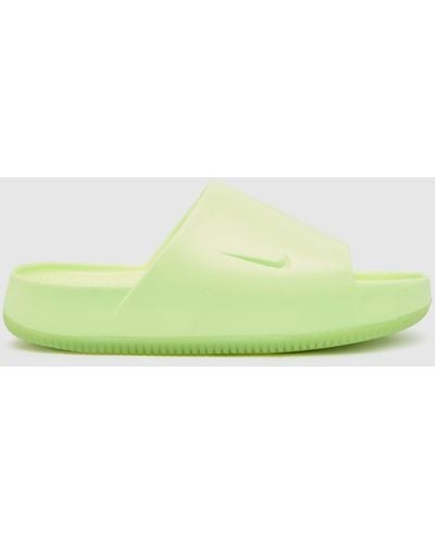 Nike Calm Slide Sandals In - Green
