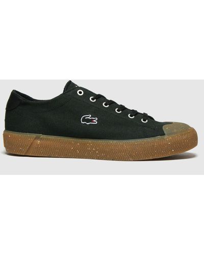 Lacoste Black & Brown Gripshot Trainers