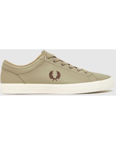 Fred Perry Baseline Trainers - Brown