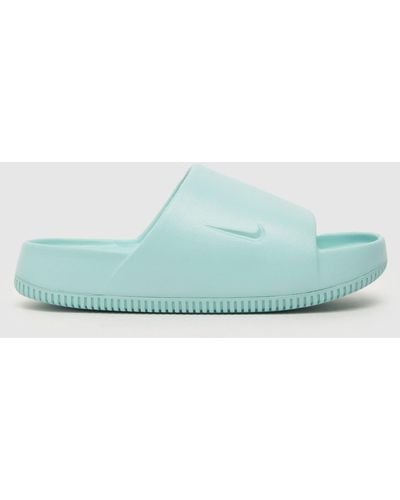 Nike Calm Slide Sandals In - Blue