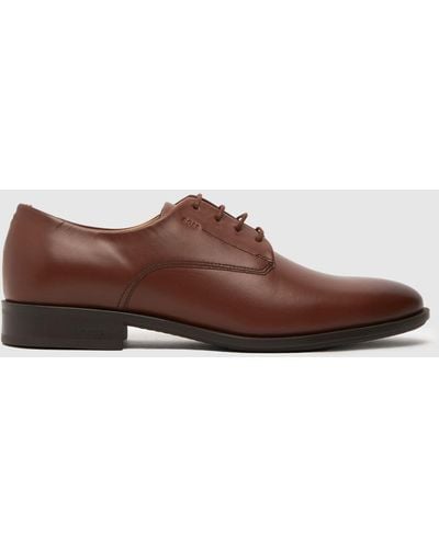 BOSS Colby Derby Shoe Shoes In - Brown