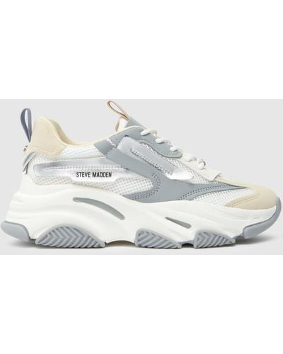 Steve Madden Possession Trainers In - White