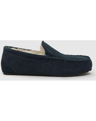 Schuh Sonny Moccasin Slippers In - Blue