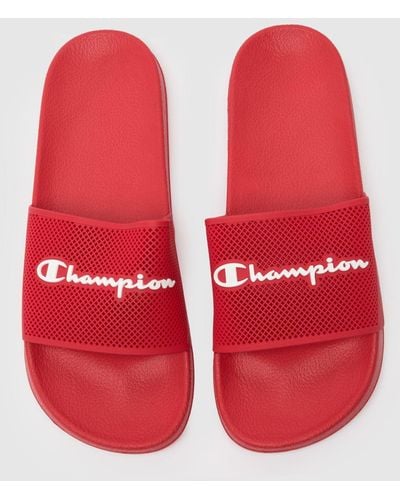 Champion Daytona Sandals In - Red