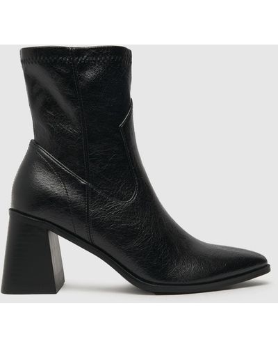 Schuh Women's Bronte Block Sock Boots - Black