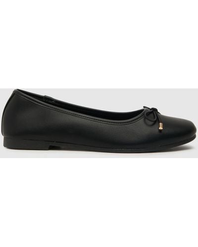 Schuh Leanne Ballerina Flat Shoes - Black