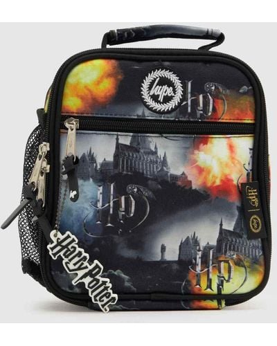 Hype Hogwarts Fire Lunch Bag - Black