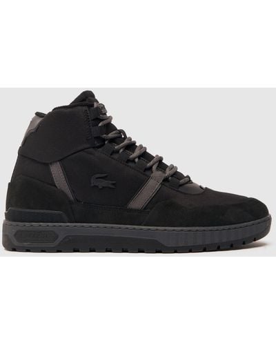 Lacoste T-clip Wntr Mid Trainers In - Black