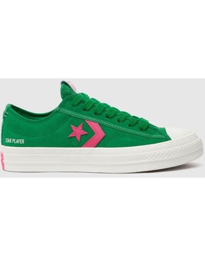 Converse Star Player 76 Trainers In - Green