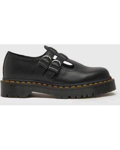 Dr. Martens 8065 Bex Mary Jane Flat Shoes In - Black