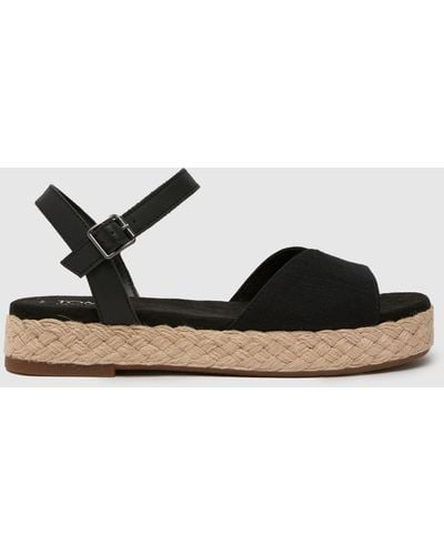 TOMS Abby Sandals In - Black