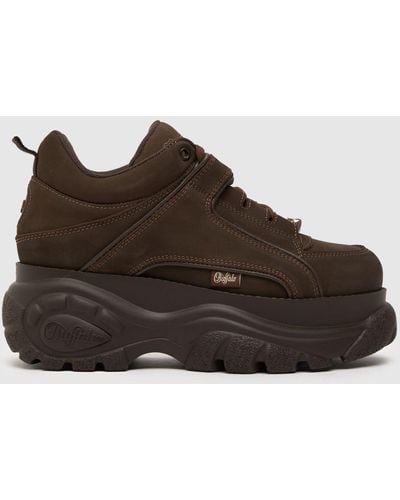 Buffalo Classic Low Trainers In - Brown