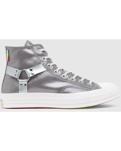 Converse Chuck 70 Hi Pride Trainers In - Grey