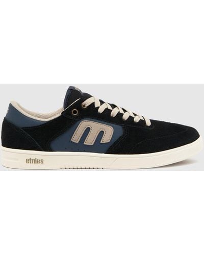 Etnies Windrow Trainers In Black & Navy