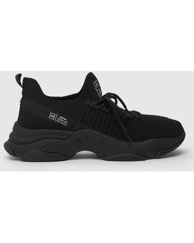 Steve Madden Macdad Trainers In - Black