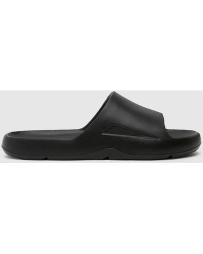 Schuh Harris Slider Sandals In - Black