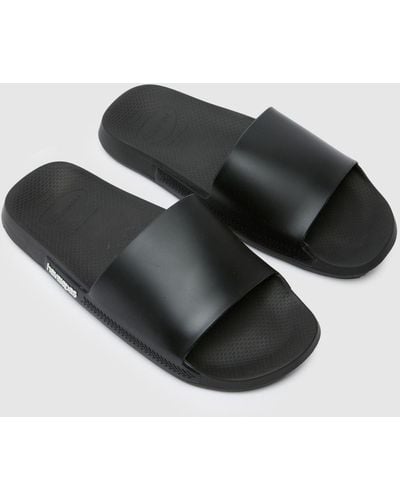Havaianas Classic Slide Sandals In - Black