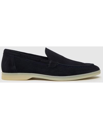 Schuh Philip Suede Loafer Shoes In - Blue