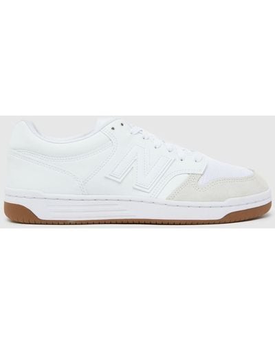 New Balance 480 Trainers In - White