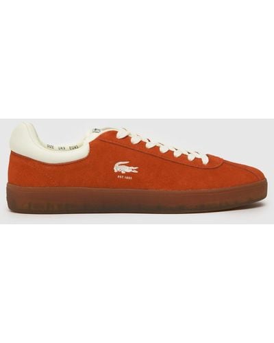 Lacoste Baseshot Trainers In - Brown