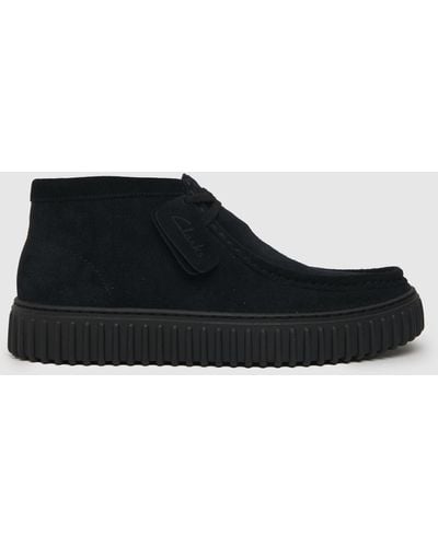 Clarks Torhill Hi Shoes In - Black