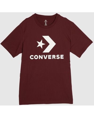 Converse Star Chevron T-shirt In - Red