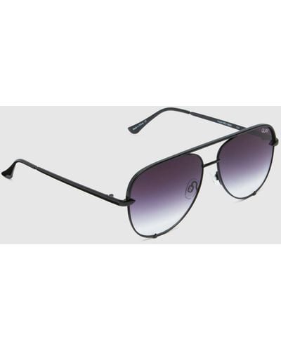 Quay High Key Mini Sunglasses - Blue