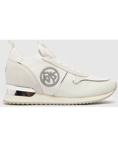 DKNY Sabatini Trainers In - White