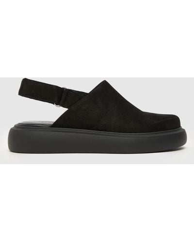Vagabond Shoemakers Shoemakers Blenda Closed Toe Mule Sandals In - Black