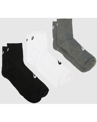 Asics Quarter Socks 3 Pack - Black