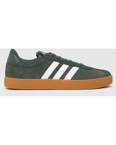 adidas Vl Court 3.0 Trainers In - Green
