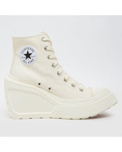 Converse Chuck 70 De Luxe Wedge Trainers In - White