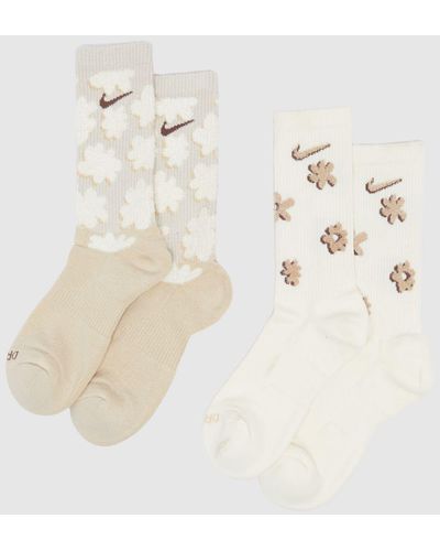 Nike Pack Of 2 Everyday Crew Socks - White