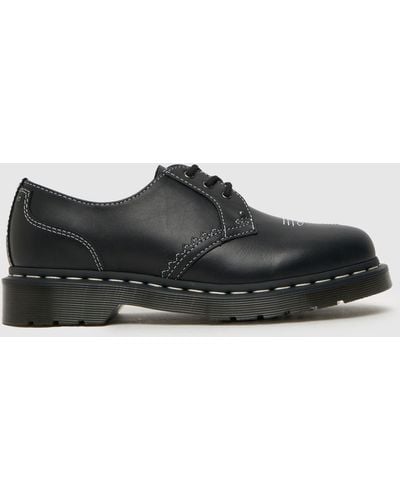 Dr. Martens 1461 Gothic Flat Shoes In - Black