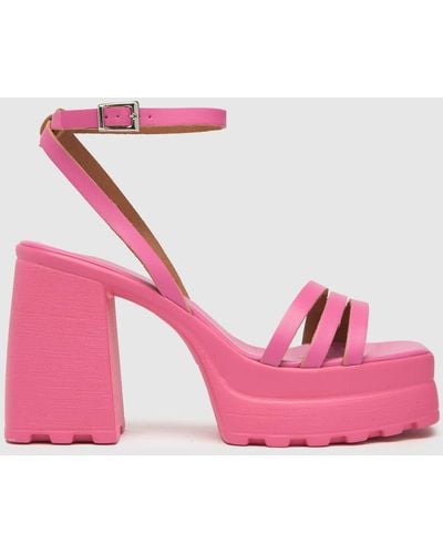 Schuh Sofia Platform High Heels In - Pink