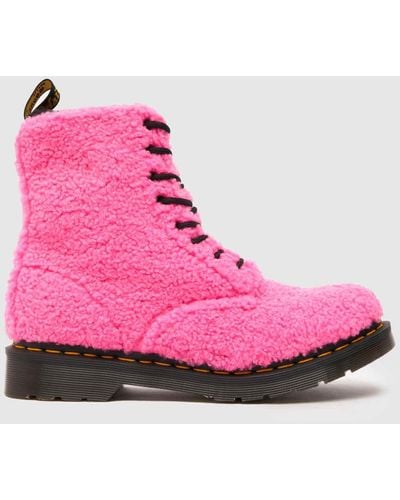 Dr. Martens 1460 Pascal Borg Boots In - Pink