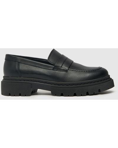 H by Hudson Remi Loafer Flat Shoes In - Black