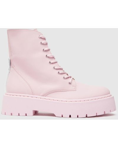 Steve Madden Ladies Skylar Boots - Pink