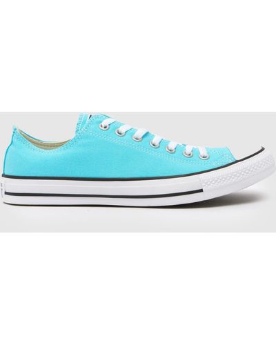 Converse All Star Ox Trainers In - Blue