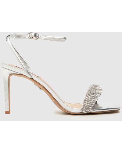 Steve Madden Entice Heeled Sandals Low Heels In - White