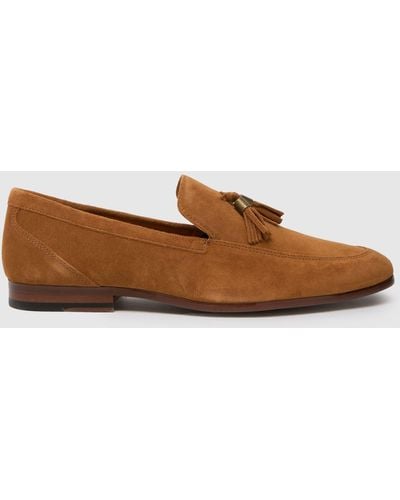 Schuh Ren Suede Loafer Shoes In - Brown