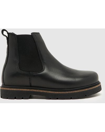 Birkenstock Women's Highwood Leather Chelsea Boots - Black