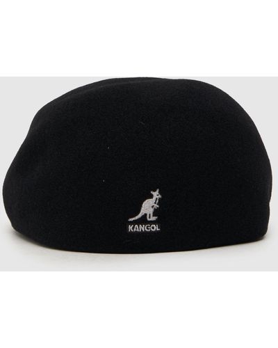 Kangol Seamless Wool Flat Cap - Black