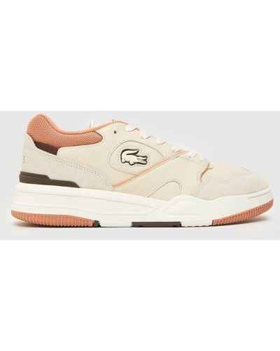 Lacoste Lineshot Trainers In - Natural